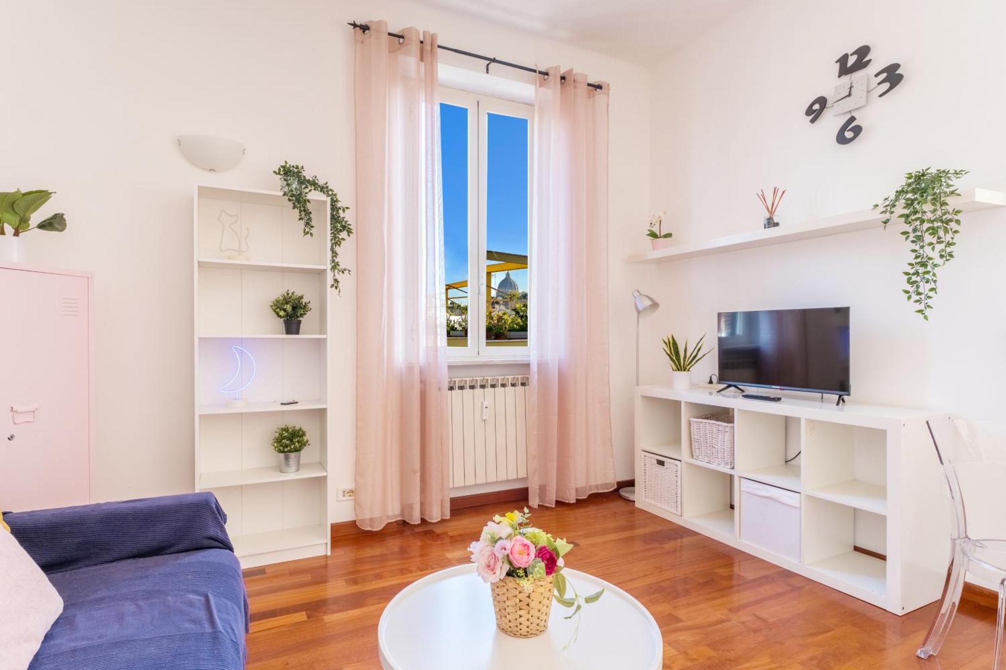 Welcome Dhome - Cozy Penthouse With St. Peter View Рим Екстер'єр фото